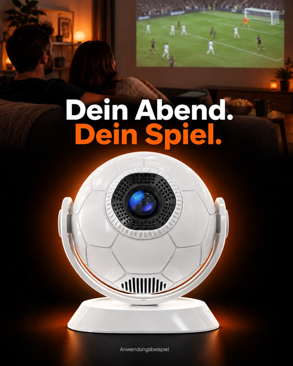 Mini-Beamer – Gemeinsamer Filmabend