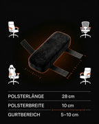 Armlehnenpolster im 2er-Set – weiche Auflage für Büro- und Gamingstühle – Produktbild 9
