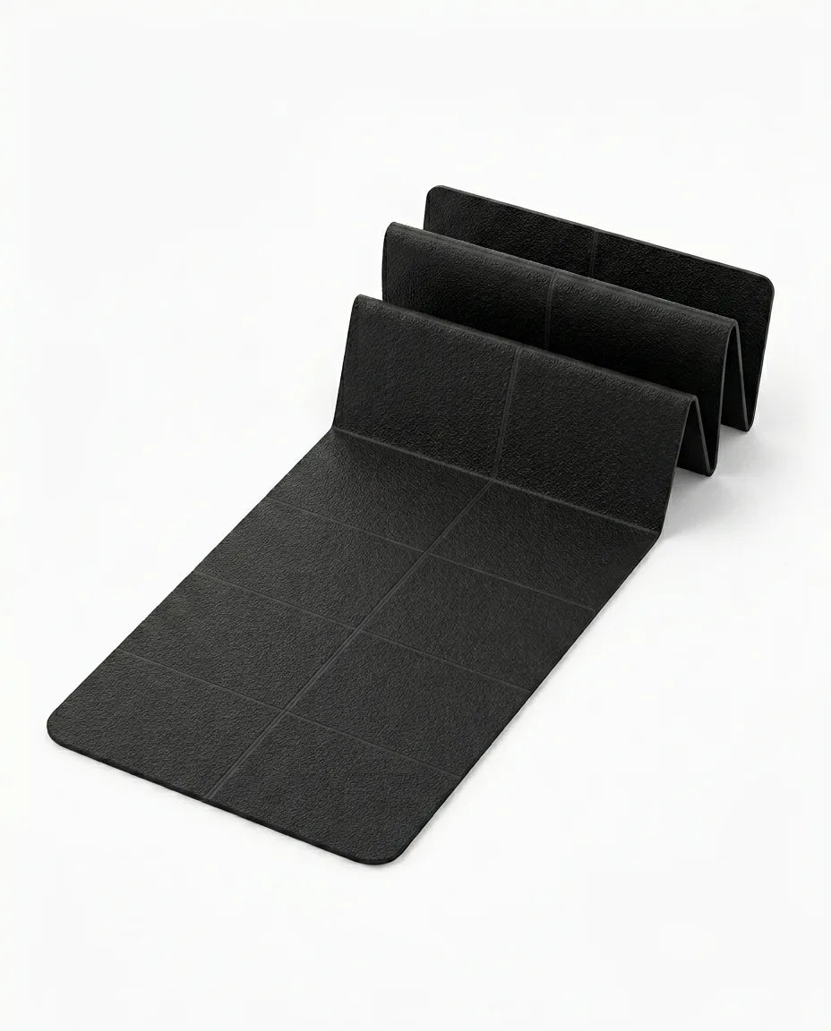 Reise-Yogamatte faltbar – rutschfeste TPE-Matte für Hotel, Park und unterwegs – Produktbild 10