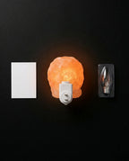 Salzlampe aus Himalaya-Salz – warmes Ambientelicht für Schlafzimmer und Leseecke – Produktbild 9