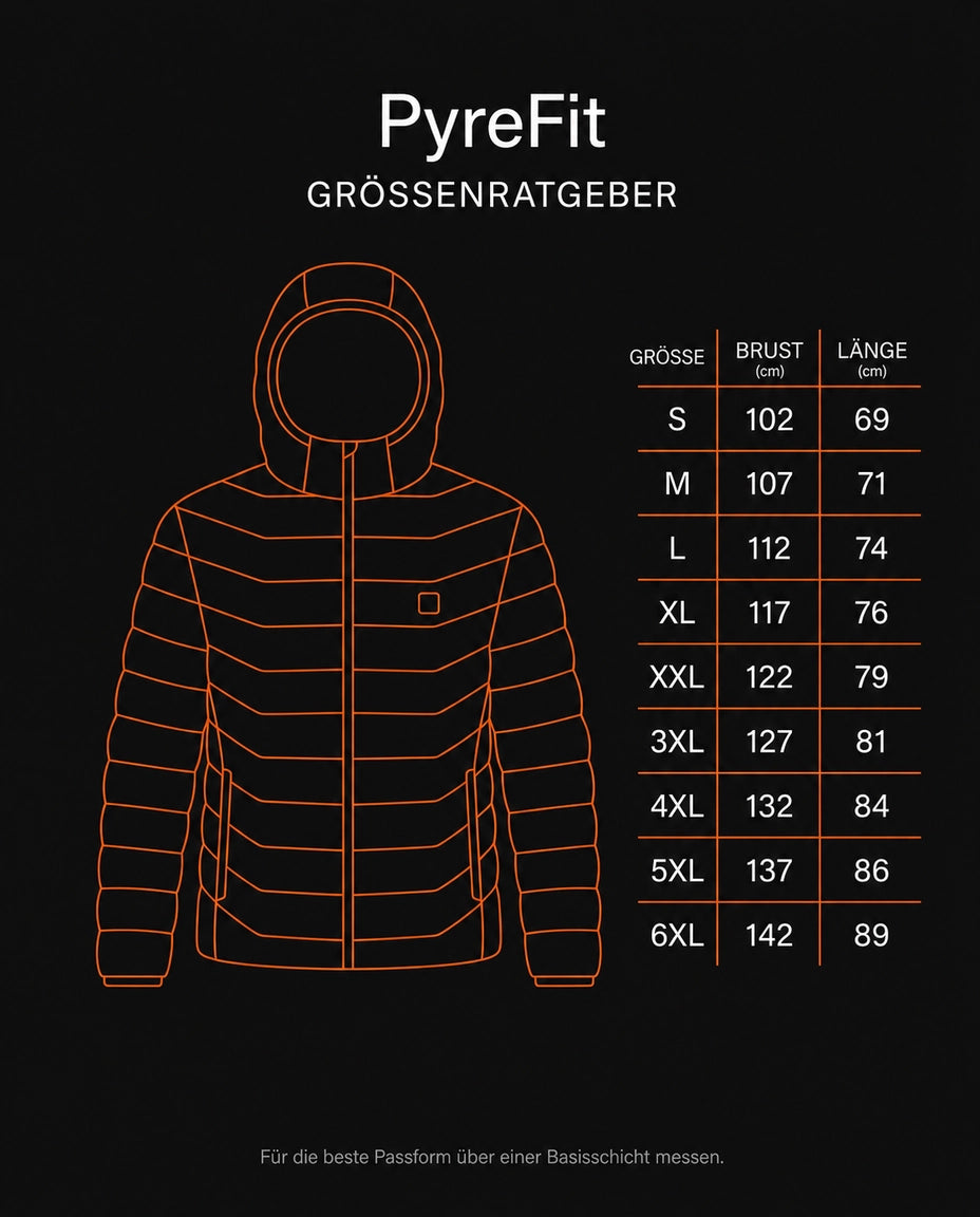 Beheizbare Jacke mit mehreren Heizzonen – USB-Wärme und abnehmbare Kapuze für den Winter – Produktbild 9