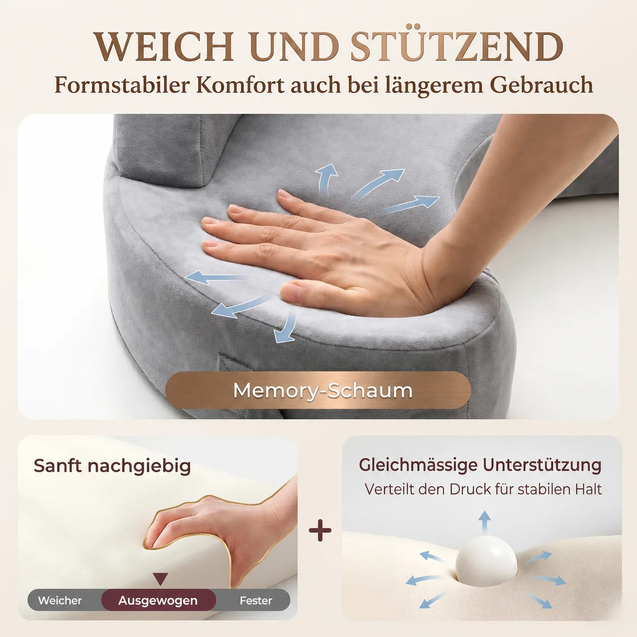 Stabiles, stützendes Design