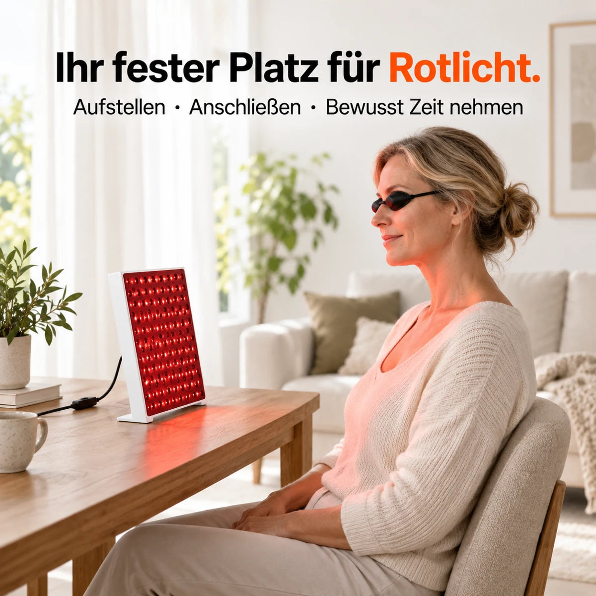 LED-Rotlichtpanel