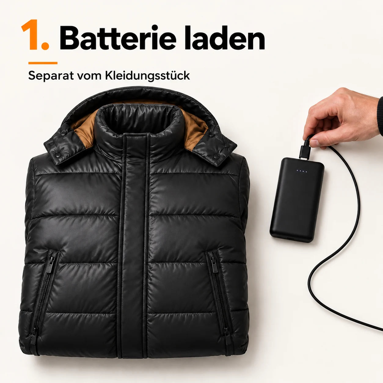 PyreFit Norvia – Beheizbare Steppjacke für Herren