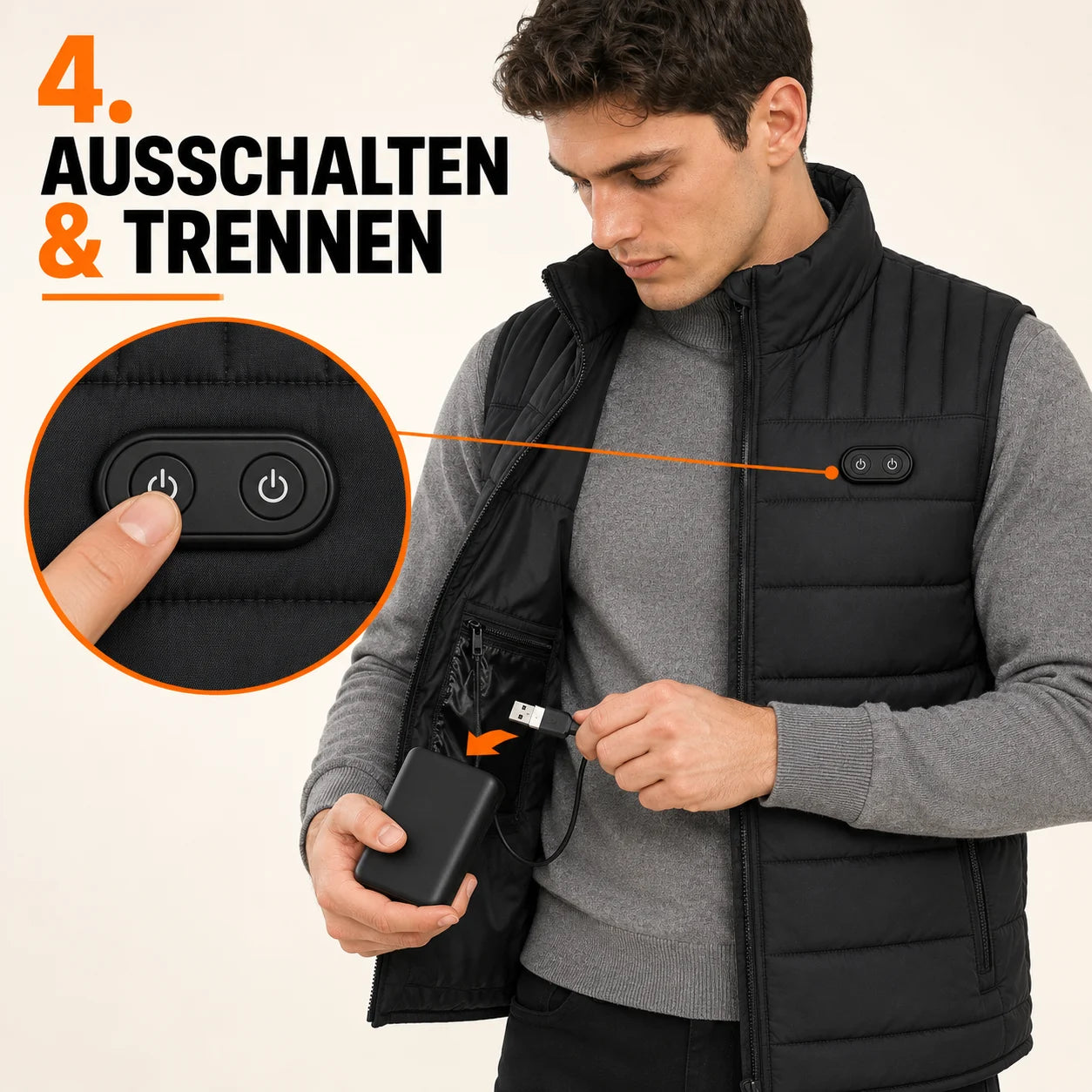 PyreFit Matrixor – Beheizbare Unisex-Weste