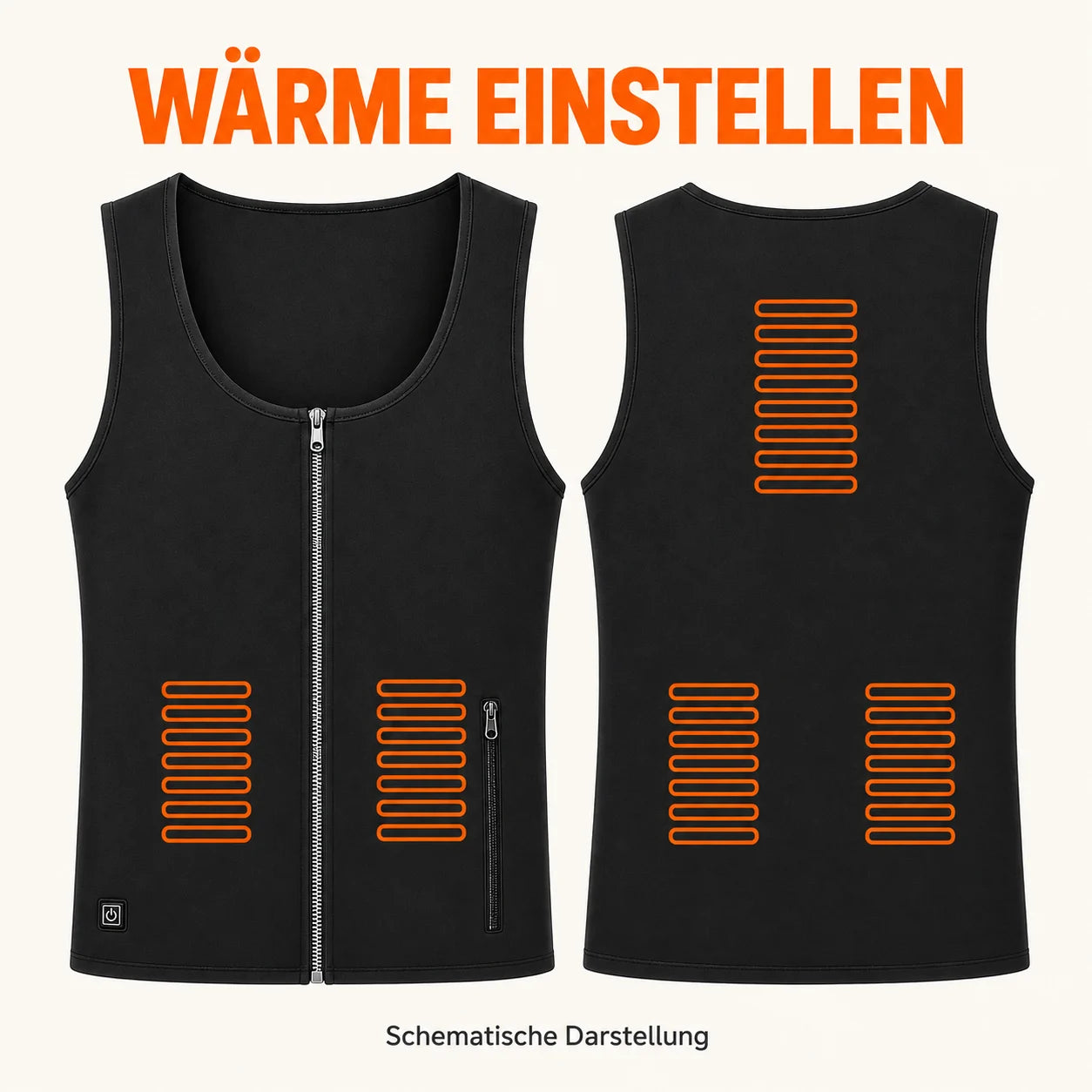 PyreFit Duvaro – Dünne beheizbare Unisex-Weste