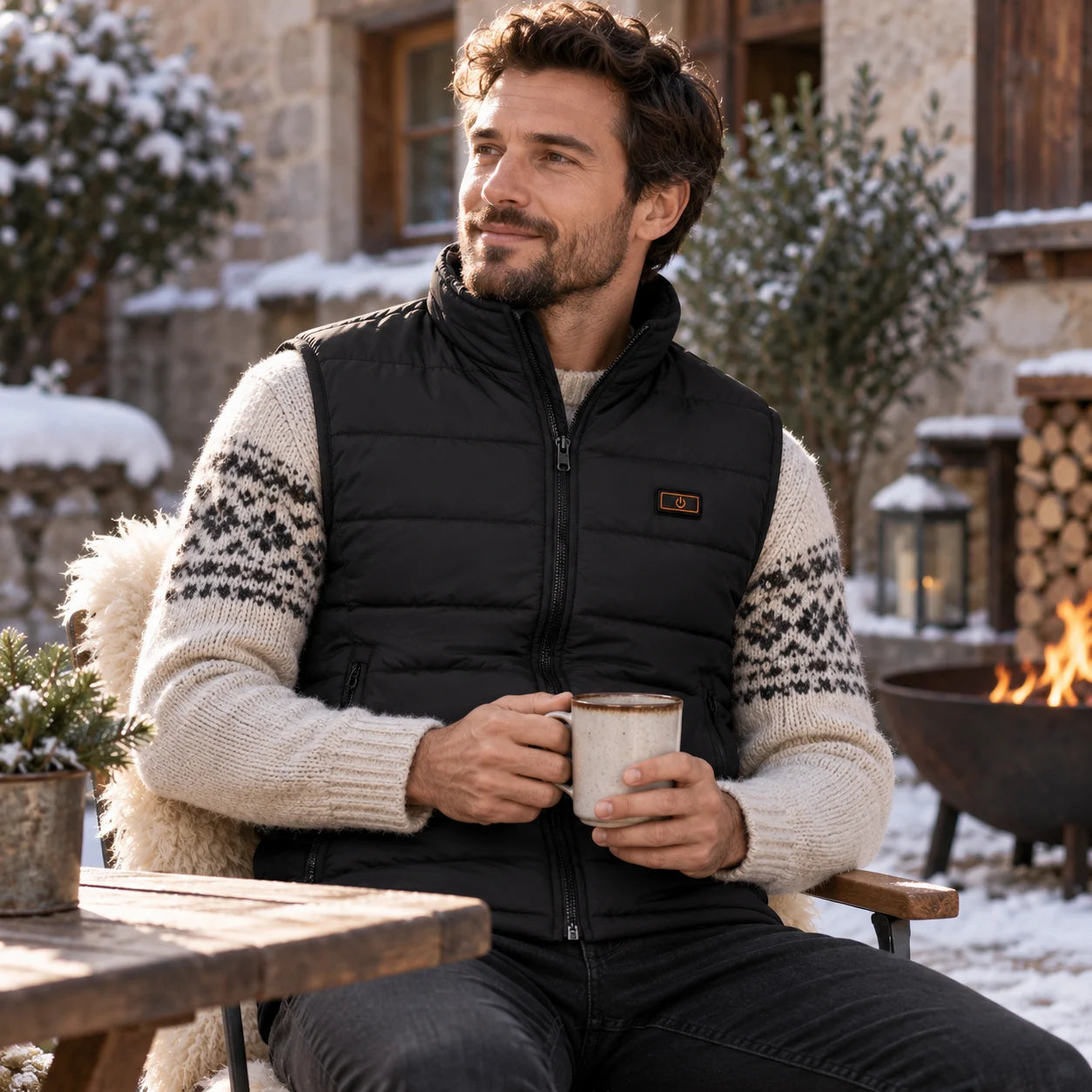 PyreFit Pivotan – Beheizbare Unisex-Steppweste