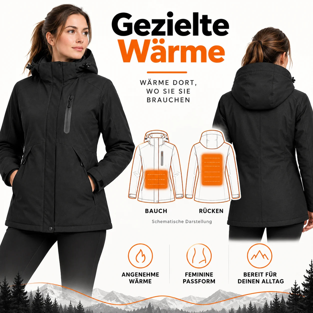 PyreFit Traverso – Beheizbarer Damenparka