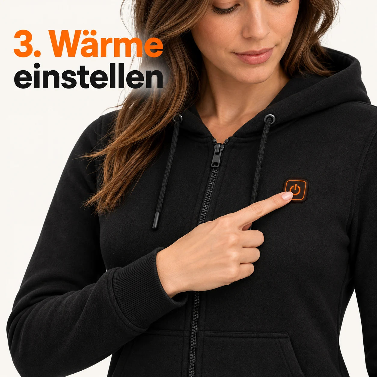 PyreFit Cosaro – Beheizbare Damenjacke aus Sweatstoff