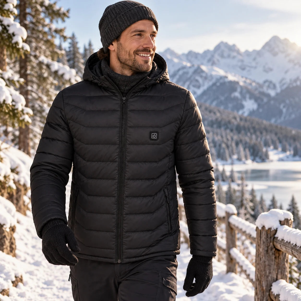 PyreFit Rangor – Beheizbare Herren-Steppjacke