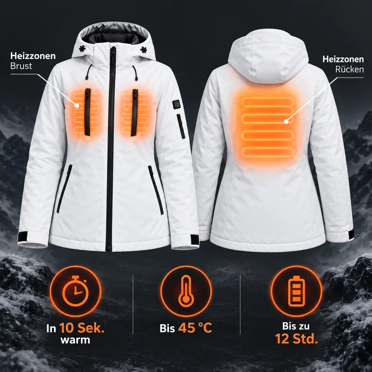 PyreFit Glacio – Beheizbarer Damenparka