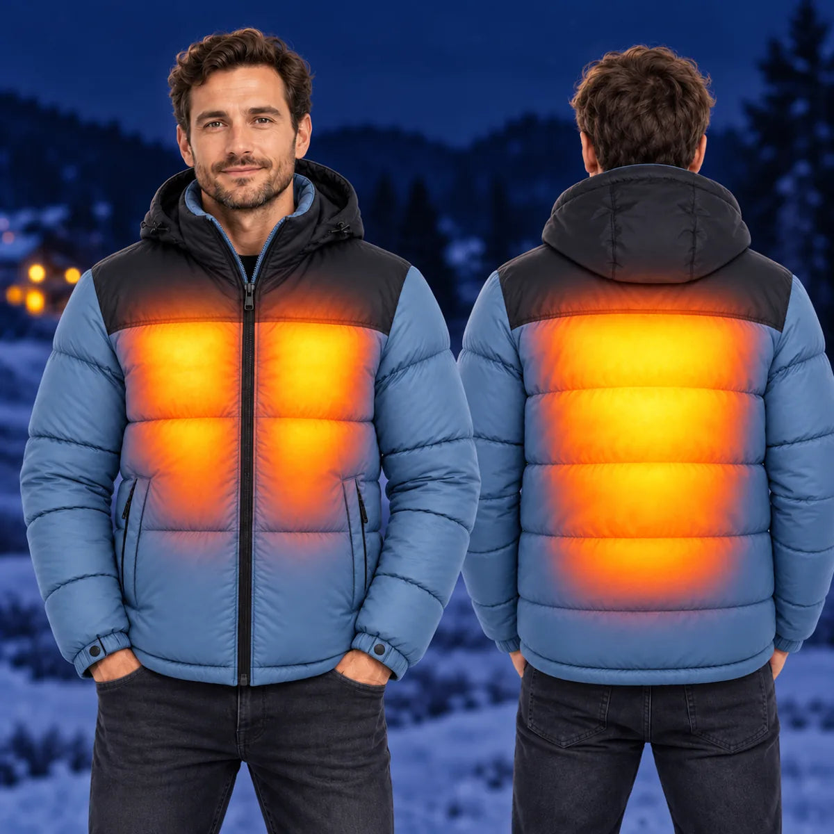 PyreFit Gletor – Beheizbare Unisex-Steppjacke