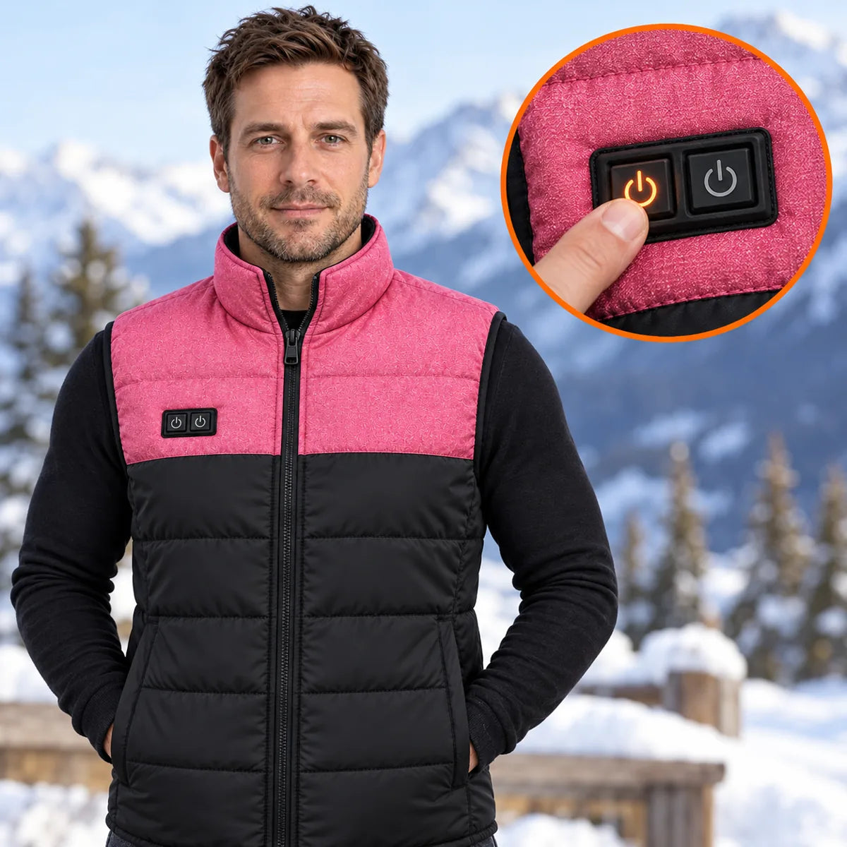 PyreFit Rundor – Beheizbare Unisex-Steppweste
