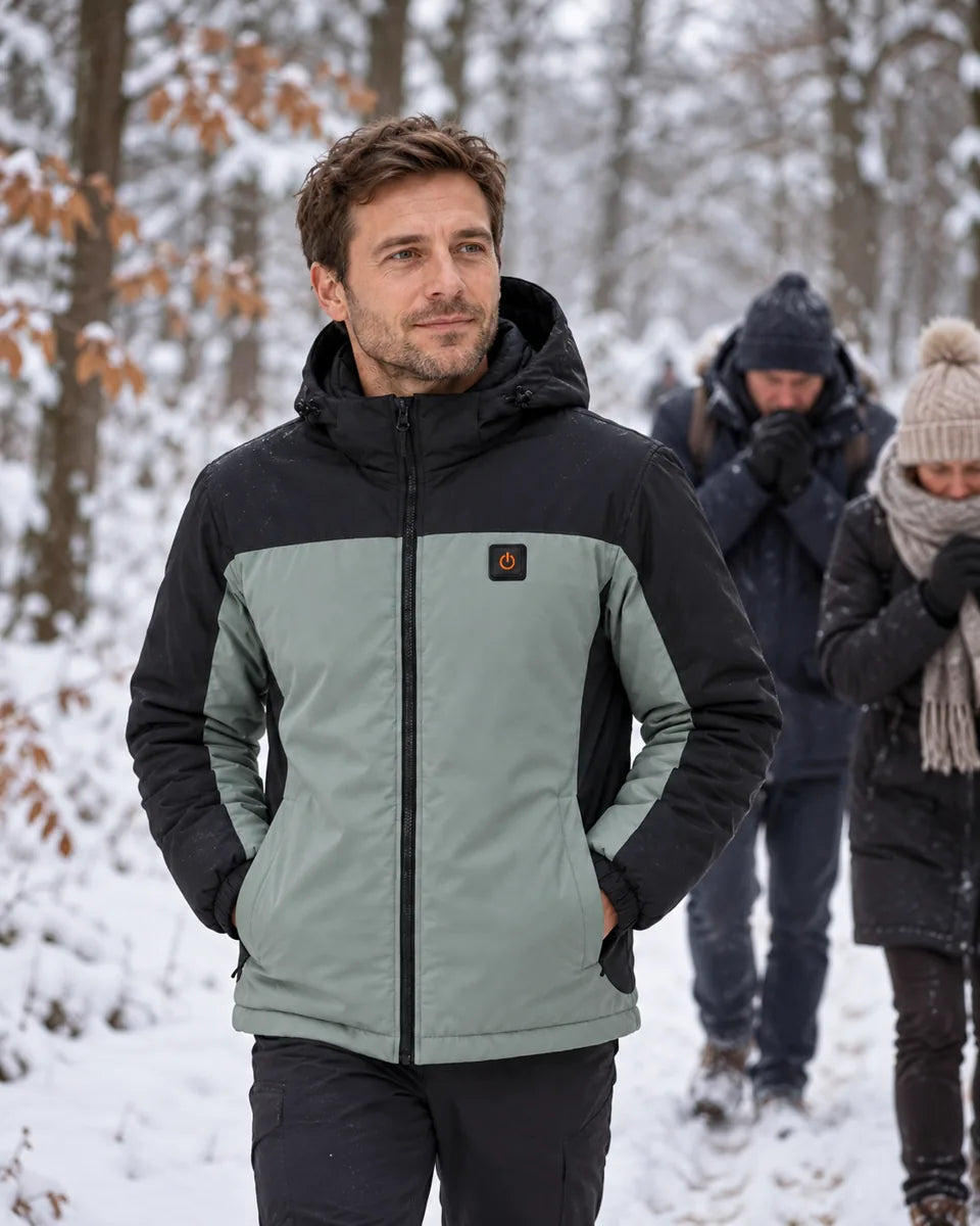 PyreFit Schiefer – Beheizbarer Unisex-Parka