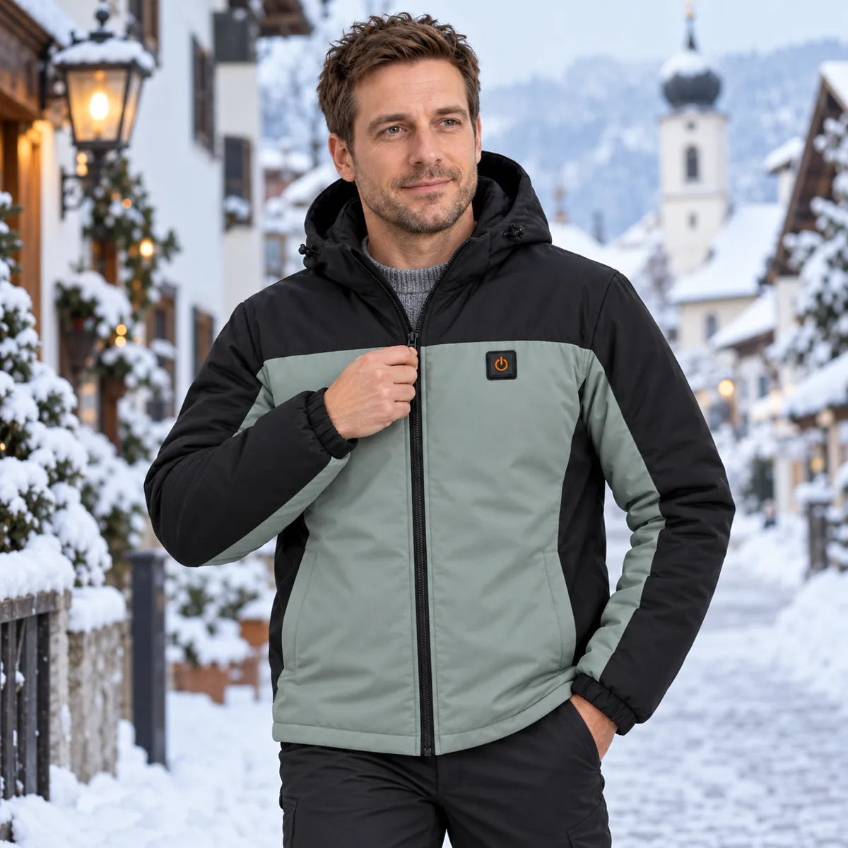 PyreFit Schiefer – Beheizbarer Unisex-Parka