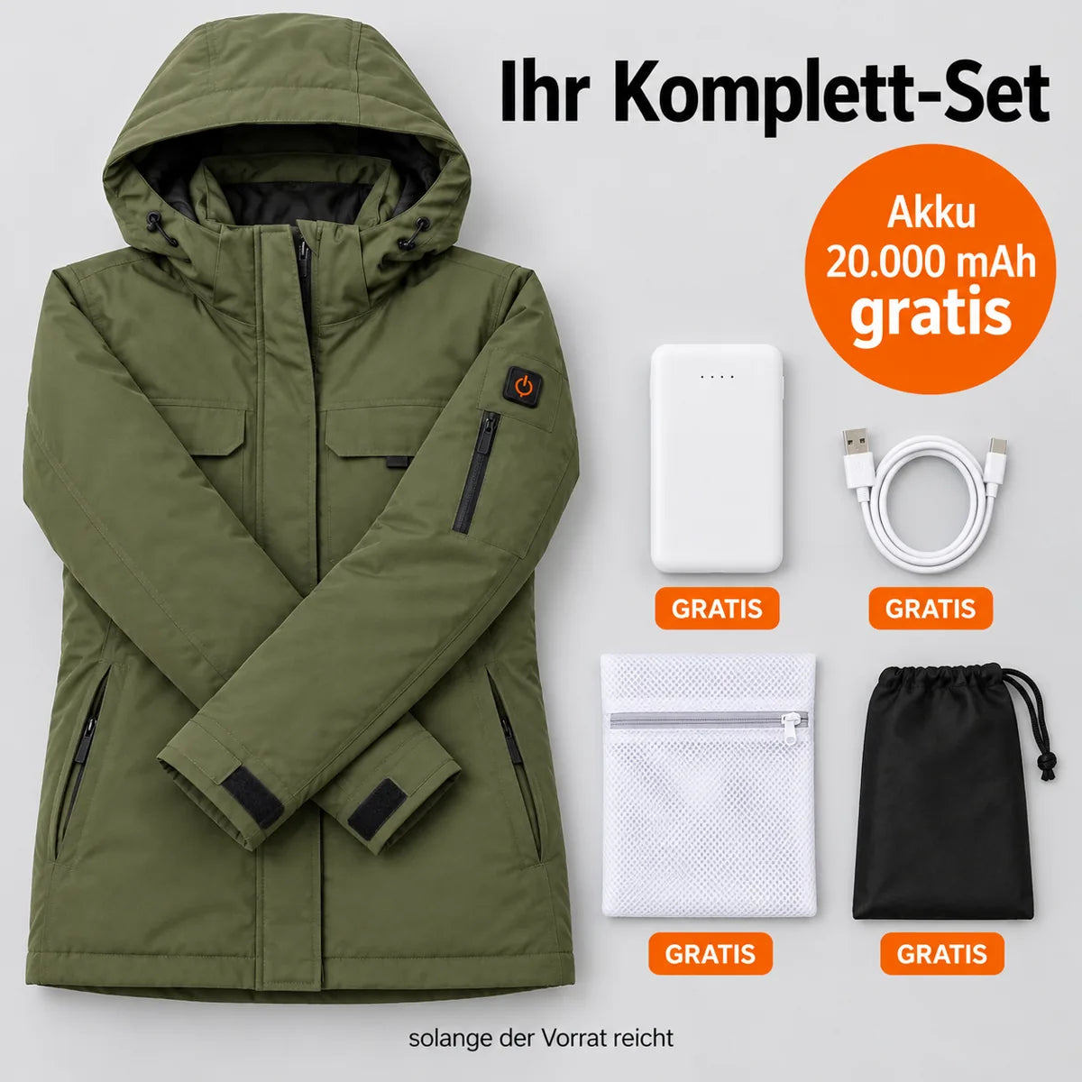 PyreFit Terrano – Beheizbarer Damenparka