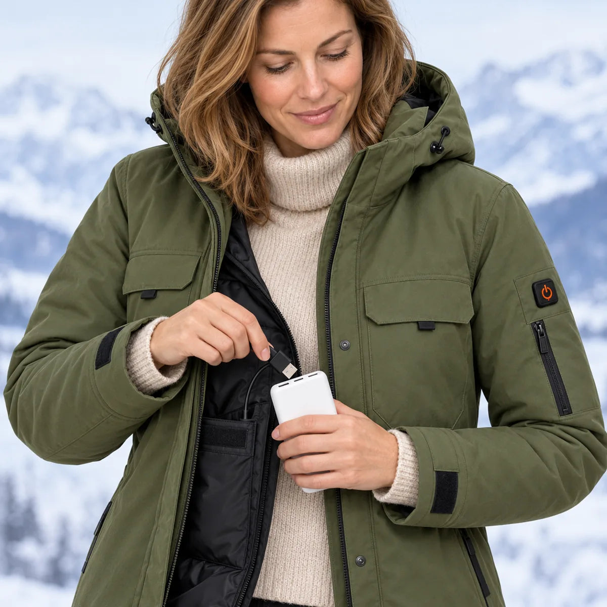 PyreFit Terrano – Beheizbarer Damenparka